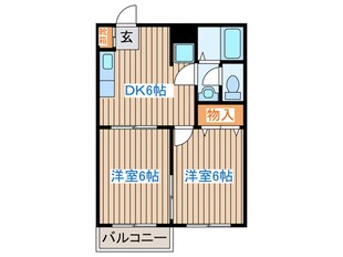 ブランコートⅡの物件間取画像